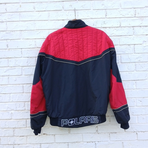 Vintage Polaris Racing Snowmobile Jacket Nylon - Picture 7 of 7